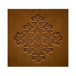 Engraved leather